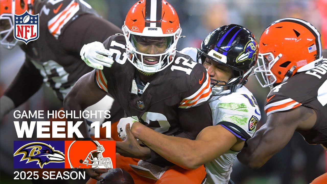 Ravens vs. Browns Week 11 Highlights π