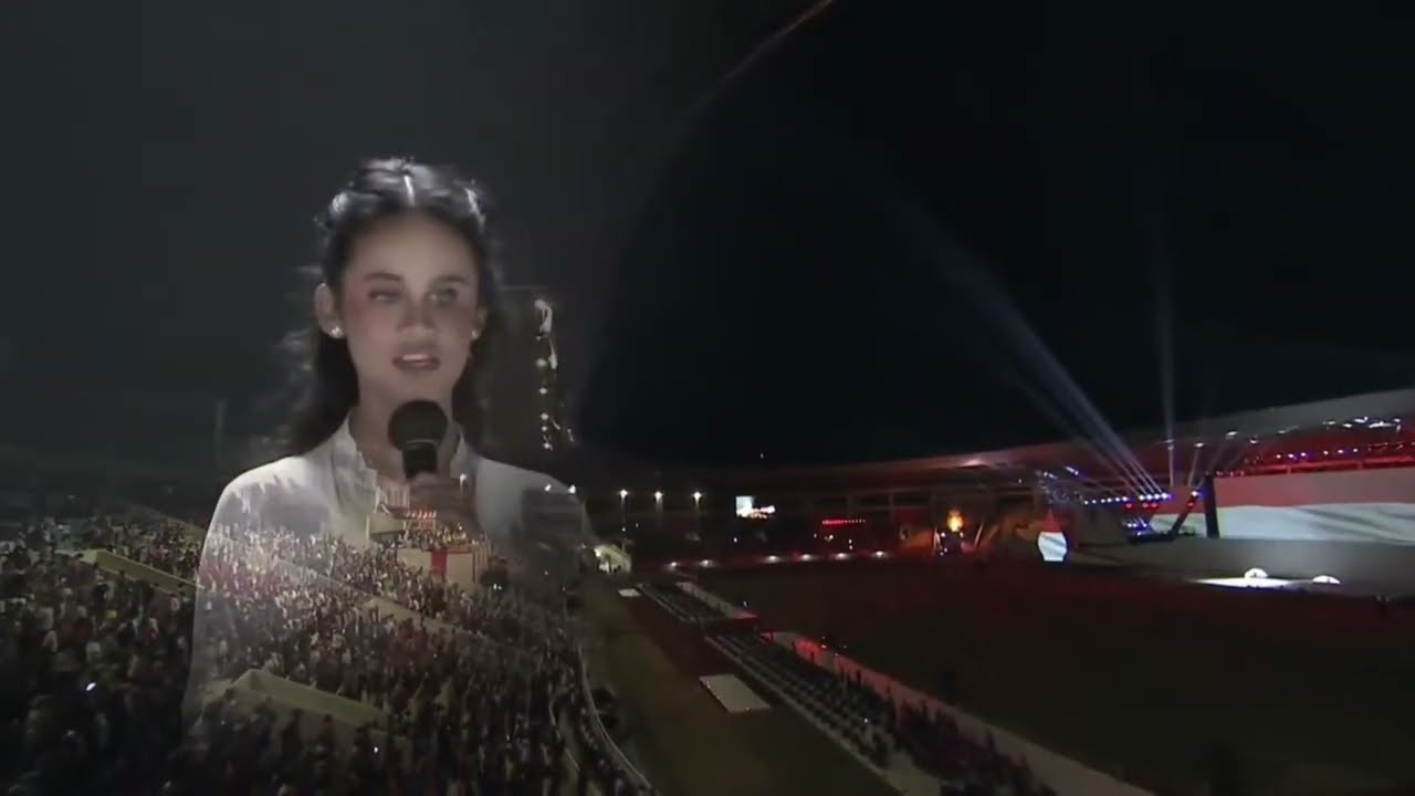 Zizi Allafta Performs Indonesia Raya at ASEAN Para Games 2022 🎶