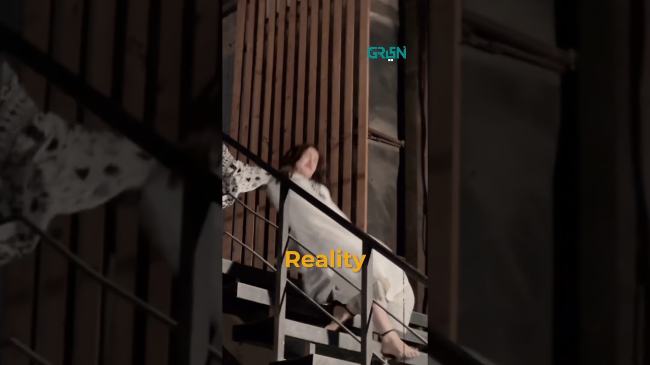 Yumna Zaidi's Shocking Fall from Stairs ๐ข