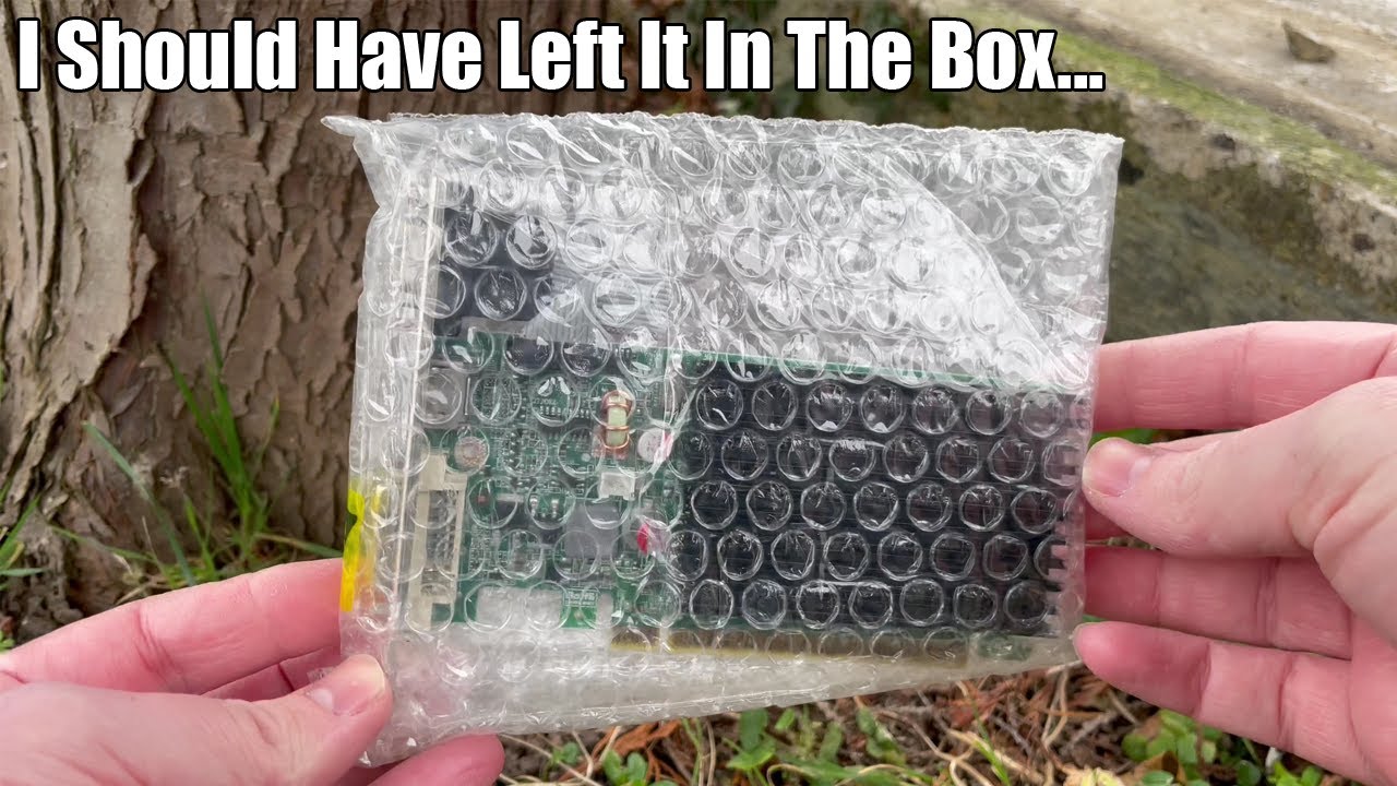 Unboxing a Rare 13-Year-Old Unopened Nvidia Card 🎮