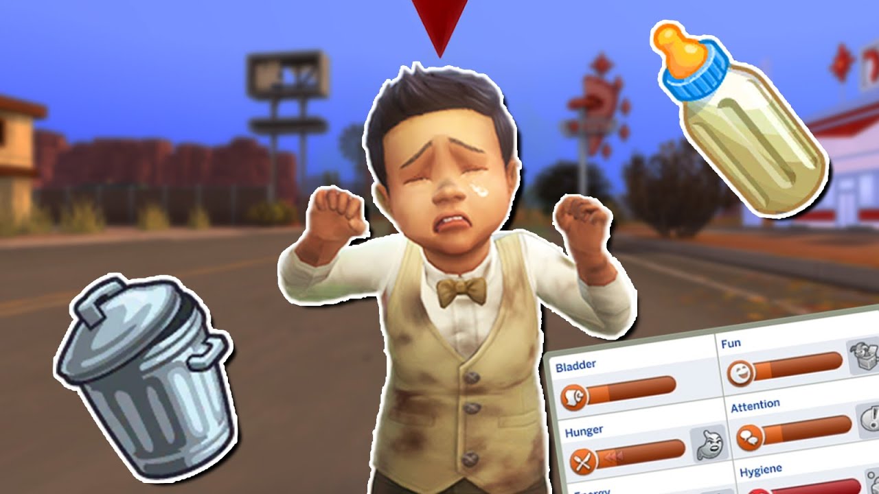 Can a Toddler Survive Alone in The Sims 4? 🧸