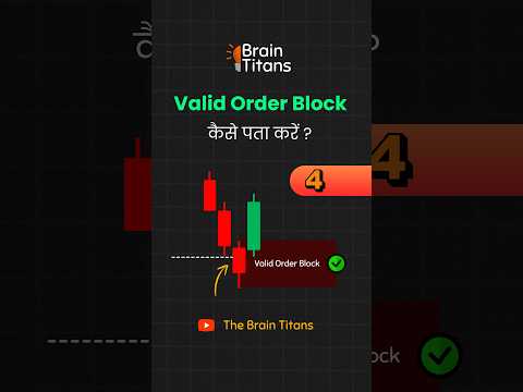 Valid Order Block in SMC #shorts