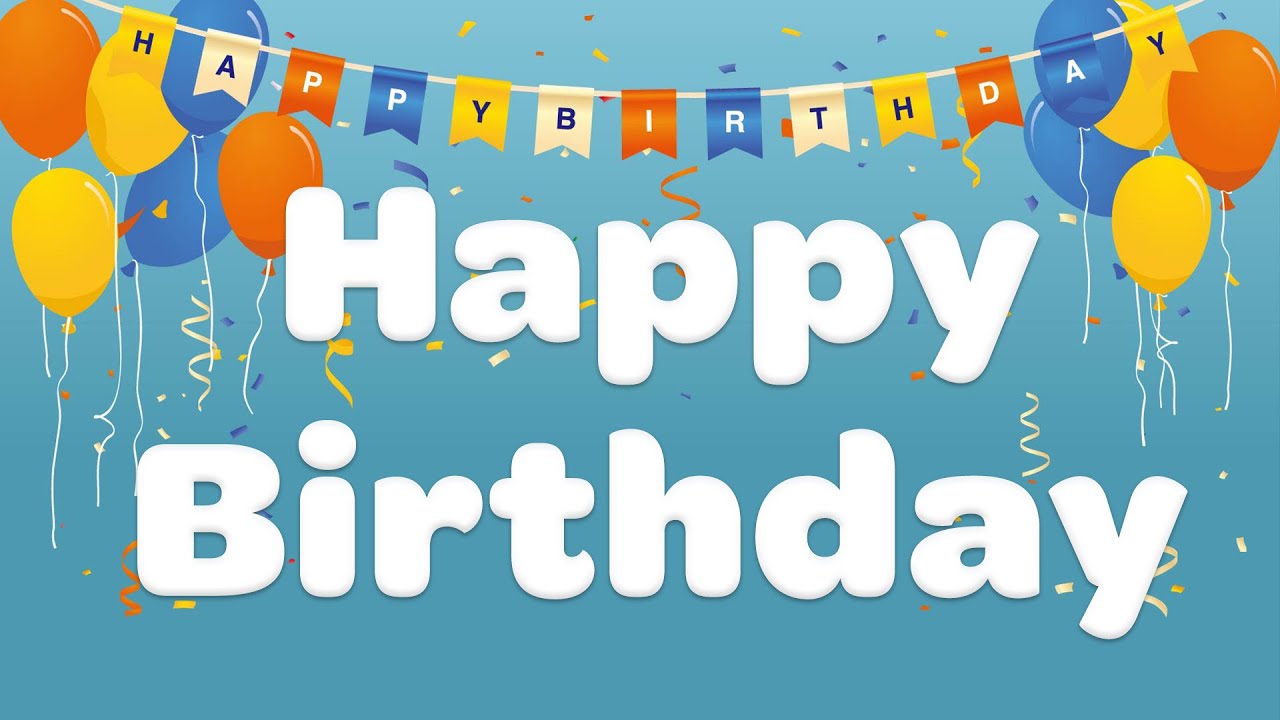 Happy Birthday Song  🎉  BEST Happy Birthday EVER with Sing Along Lyrics