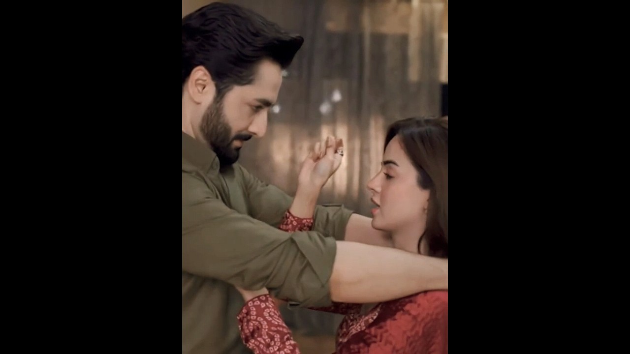 Danish Taimoor And Komal Meer Romantic scene