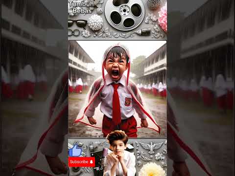 Marah! Kehujanan bikin jadi emosi, akhirnya kok gitu