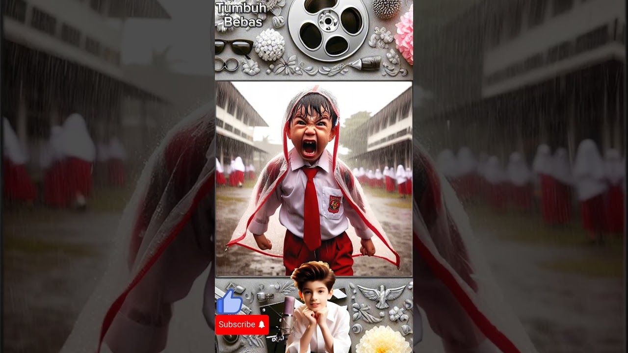 Marah Karena Kehujanan? Tonton Reaksi Lucu dan Emosi Ini! 🌧️