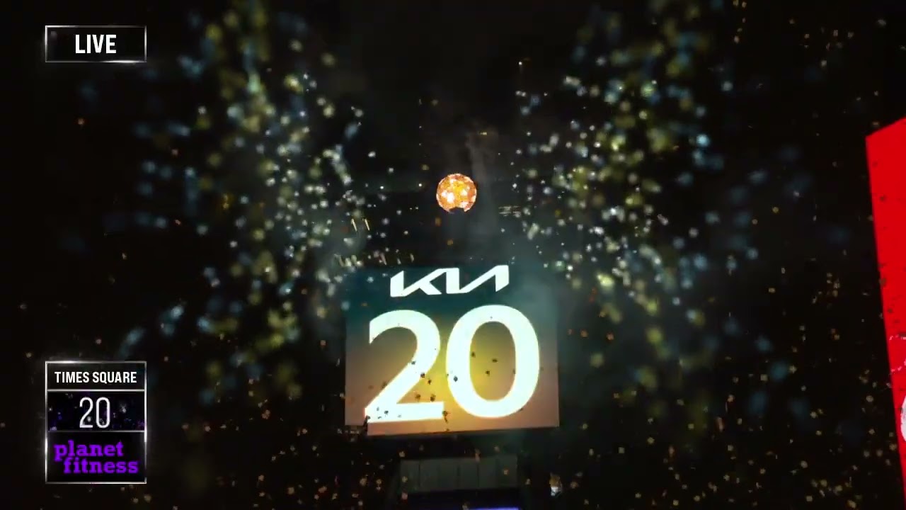 2025 Times Square Ball Drop 🎉