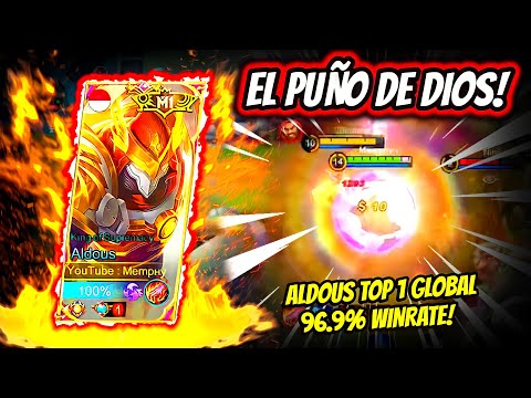 ¡MEMPHY DESTROZA A TODOS DESPUES DEL NERF! ALDOUS TOP 1 GLOBAL 96.9% WINRATE! | MOBILE LEGENDS