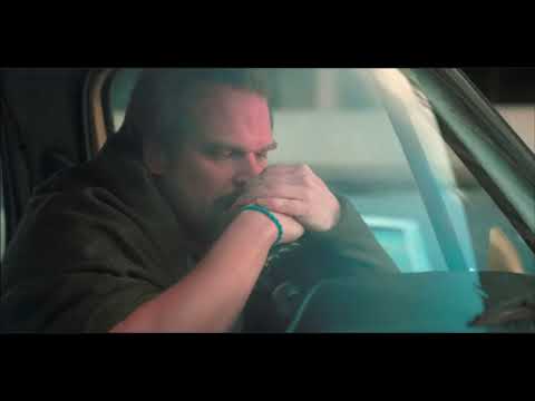 Meditating with Jim Hopper in ''Stranger things''