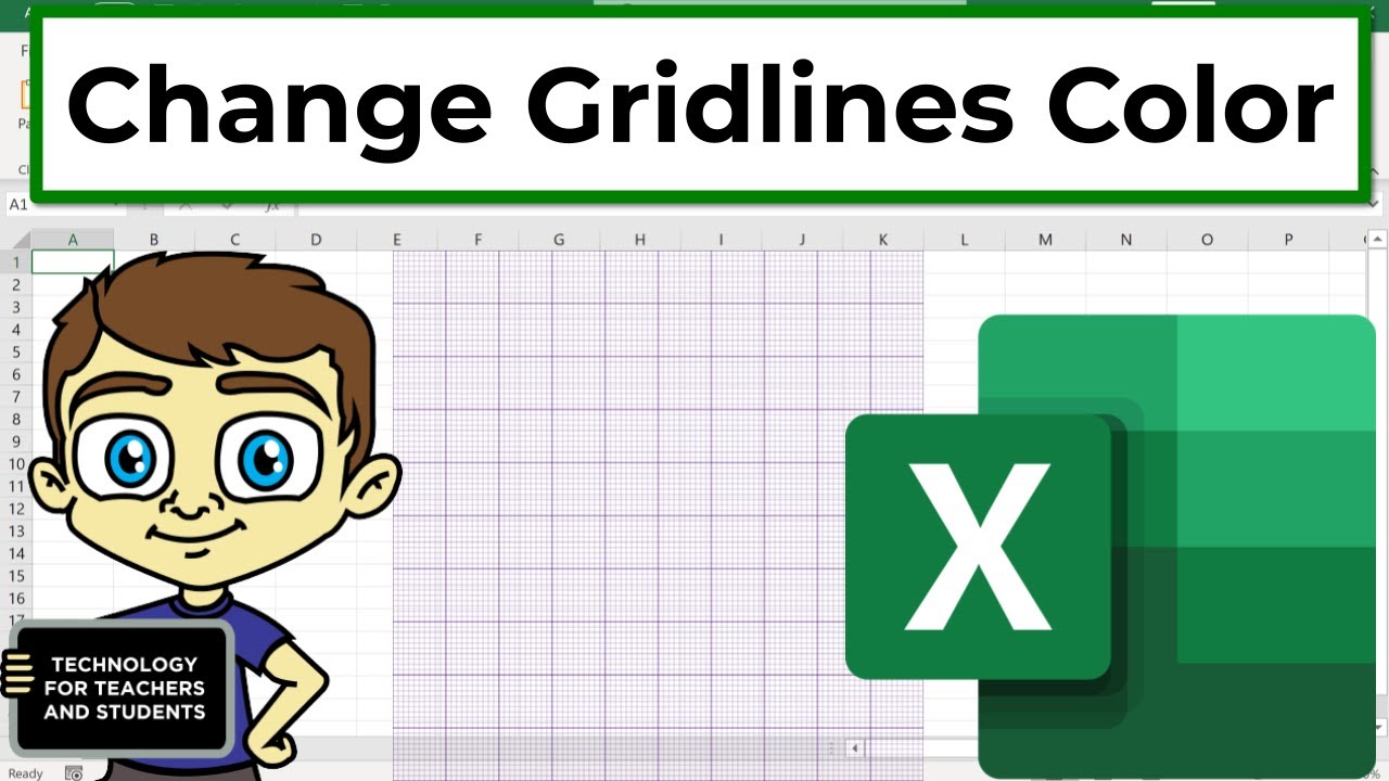 Change or Remove Excel Gridline Colors 📝