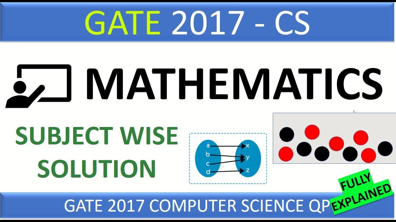 GATE 2017 Mathematics & CS Complete Solutions | Subject-Wise Analysis 📚