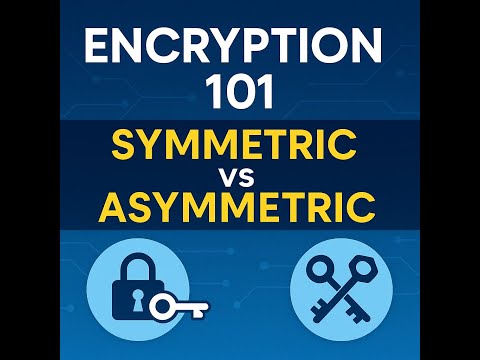 Encryption 101 – Part 2 | Symmetric vs Asymmetric Encryption Explained