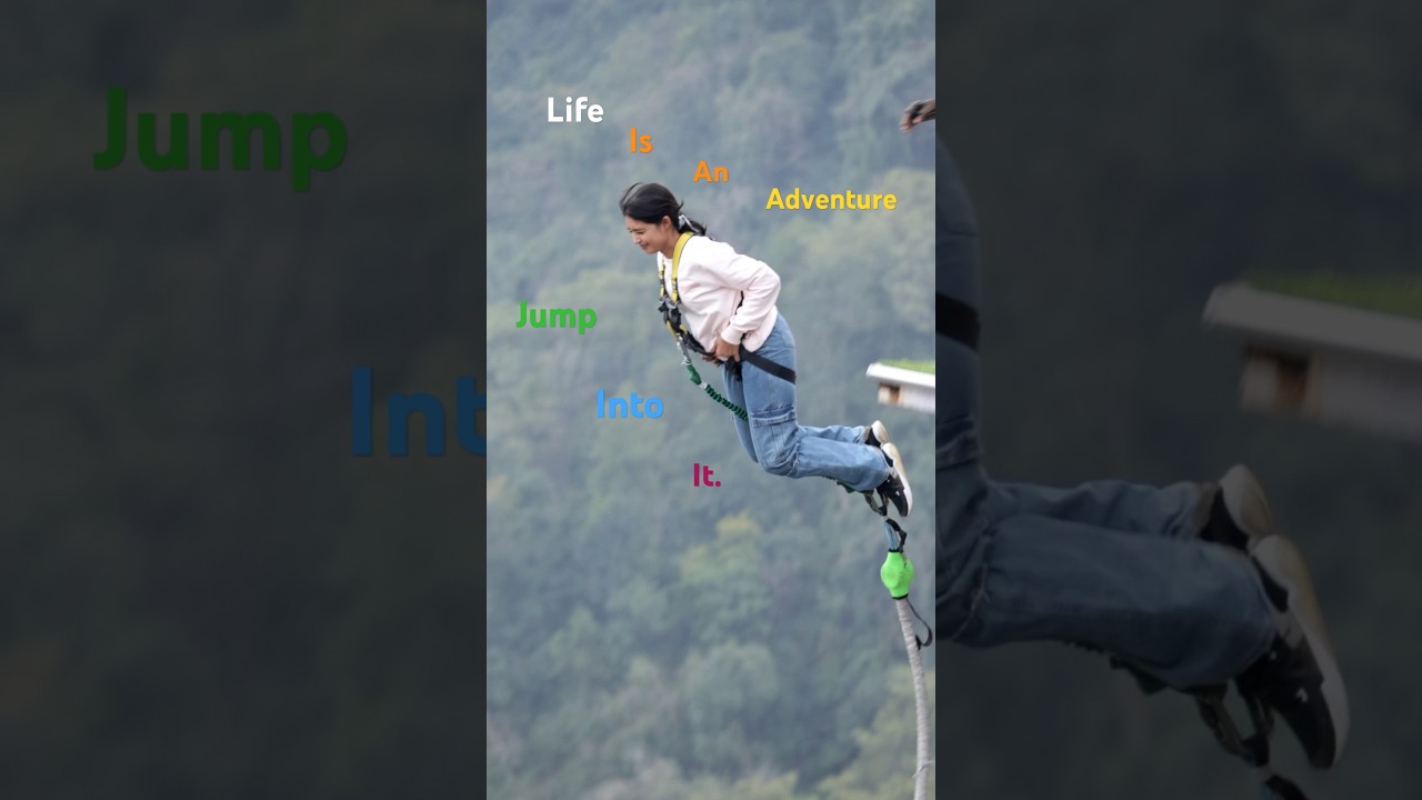 Embrace Adventure: Jump into Life! 🧗‍♂️