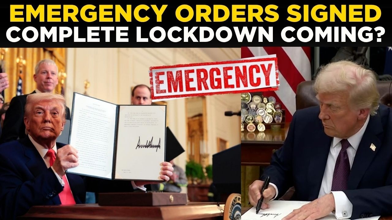 US News Live: Trump Declares Nationwide Lockdown 🇺🇸