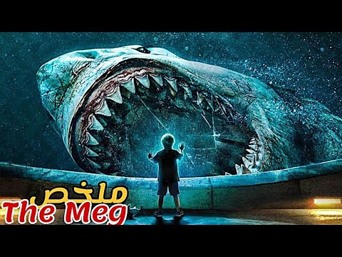 يغوصون لاستكشاف قاع المحيط😱 لكن بالخطأ يحررون قرش عملاق يحاول أكلهم🦈|ملخص فيلم The Meg