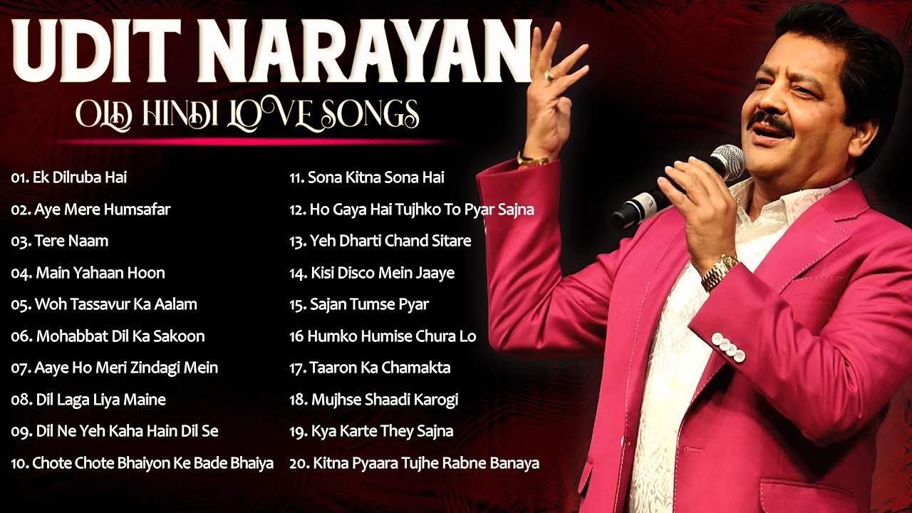 Udit Narayan's 90s Romantic Hits 🎶