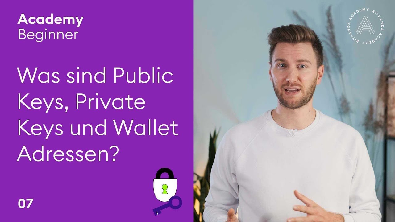 Public Keys, Private Keys & Wallet Adressen verständlich erklärt 🔐 | Bitpanda Academy Lesson 7