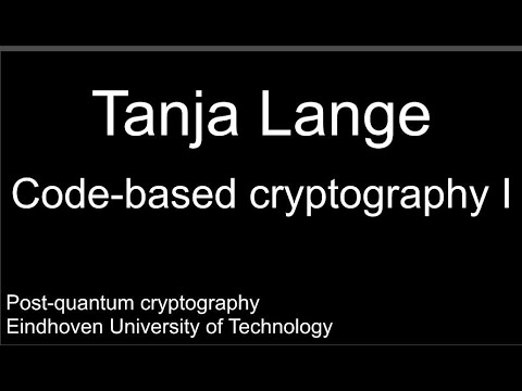 Code-based cryptography I - Basic concepts and McElice system