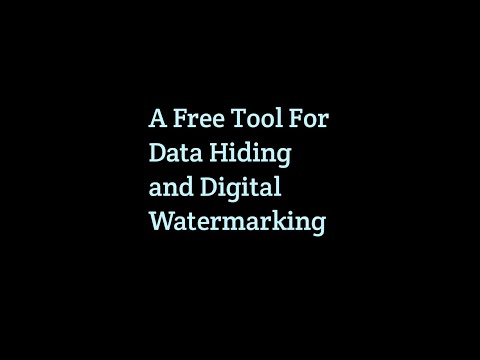 A Free Tool For Data Hiding and Digital Watermarking #shorts