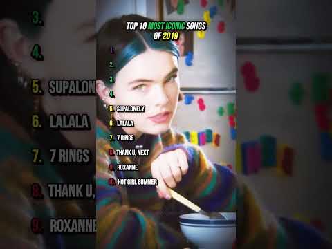 most iconic songs of 2019 #music #top10 #2019 #pop #fyp #viral #shorts