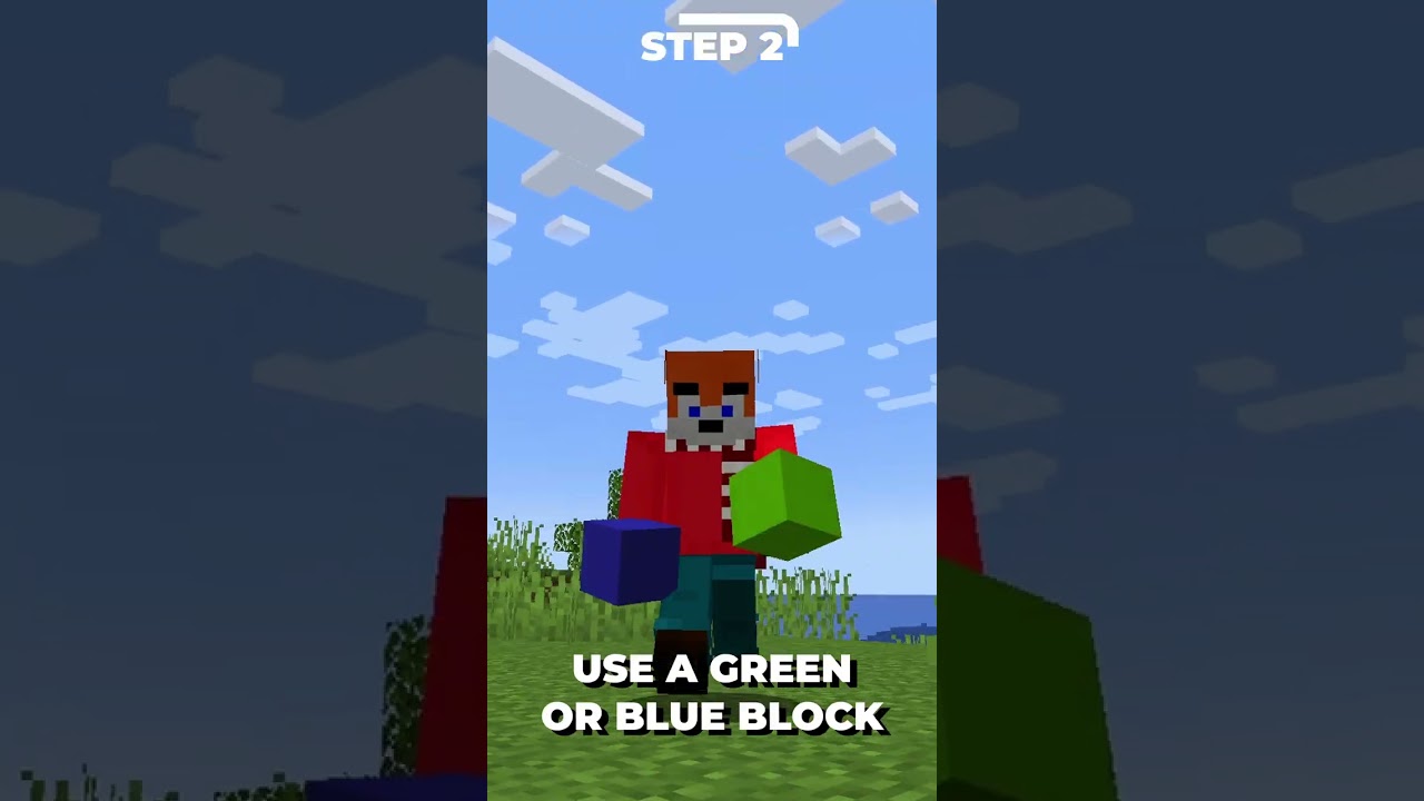 How to Make a PERFECT Green Screen in Minecraft #shorts