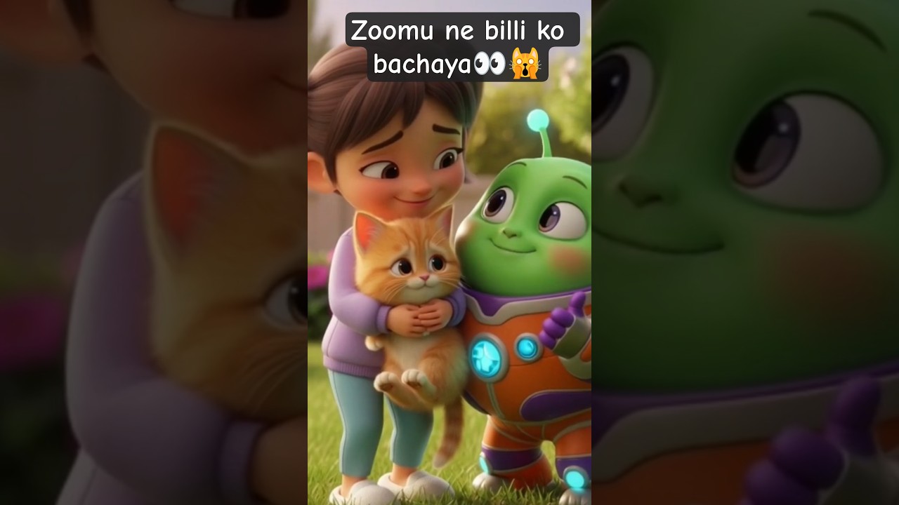 Zoomu Saves a Trapped Cat 🐱 | Piku & Zoomu Episode 9 | Heartwarming 3D Story