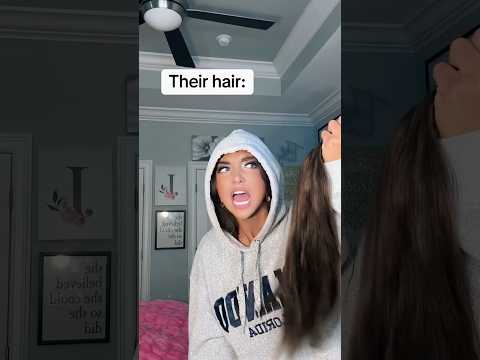 It’s always bangs 😭 #Shorts