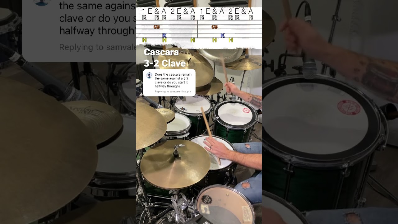Master Cascara with 3-2 Clave in Just 30 Seconds! 🎶