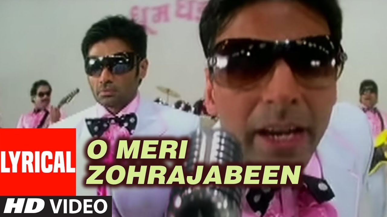 O Meri Zohrajabeen 🎶 | Phir Hera Pheri Lyrical Video feat. Himesh Reshammiya