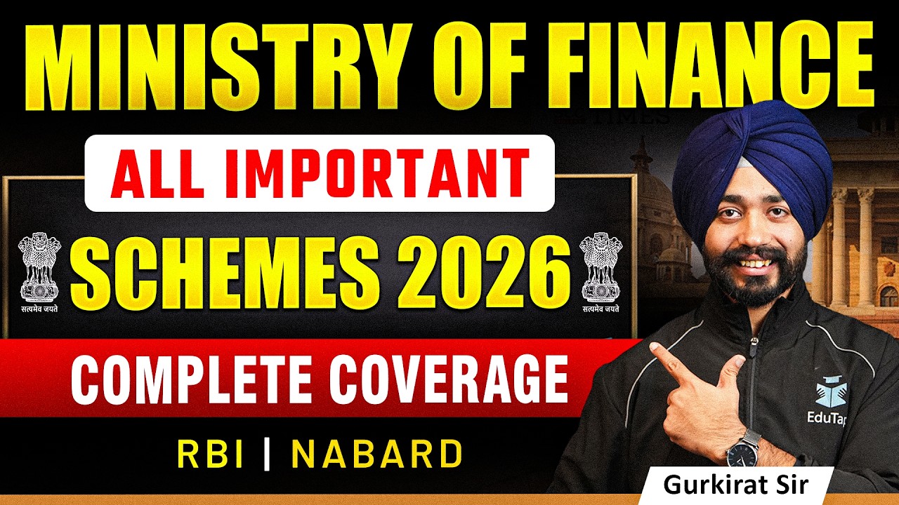 Govt Schemes for RBI Grade B & NABARD Grade A 2026 📊