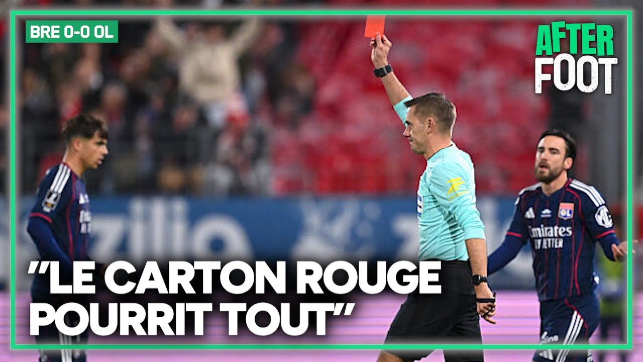 Brest 0-0 OL: Riolo veut changer la règle après carton rouge 🚩
