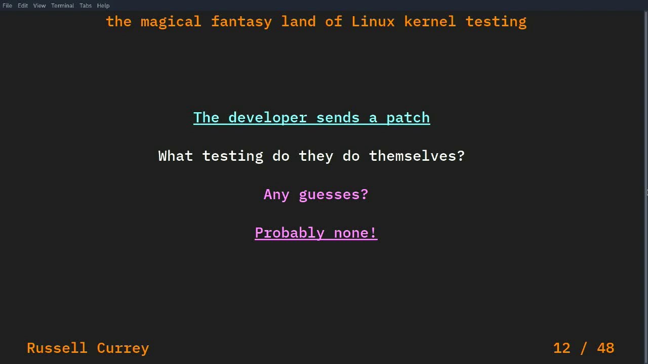 Linux Kernel Testing: A Magical Fantasy Land 🧙️