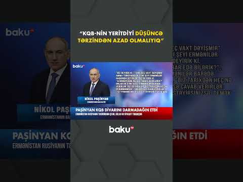 "Biz deyirik ki, türk heç vaxt dəyişmir" | Paşinyandan Ermənistanı silkələyən açıqlama