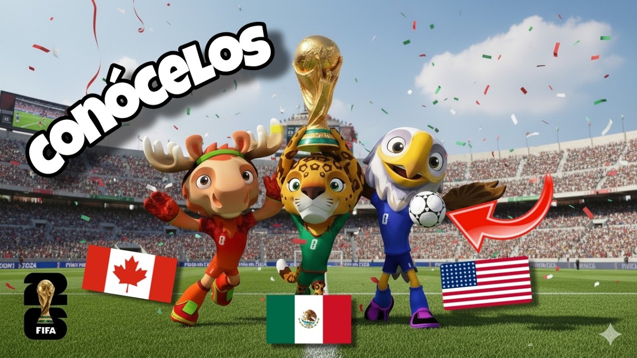 Datos curiosos de las mascotas del Mundial 2026 🌍