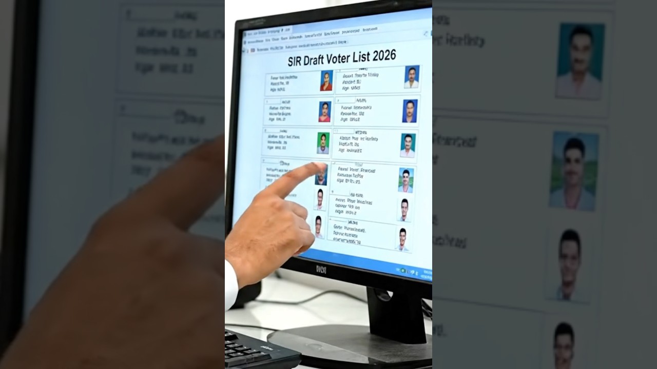SIR Draft Roll 2026 & Voter List Check 🗳️