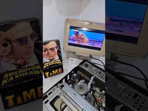 Khiladiyon ka khiladi Hindi full movie vhs cassette tape #shantishop #vhs #vcrcassettes #ytshorts