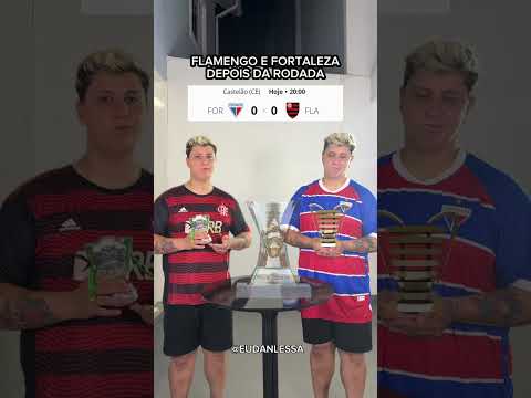 FLAMENGO E FORTALEZA DEPOIS DA RODADA #futebol #brasileirão