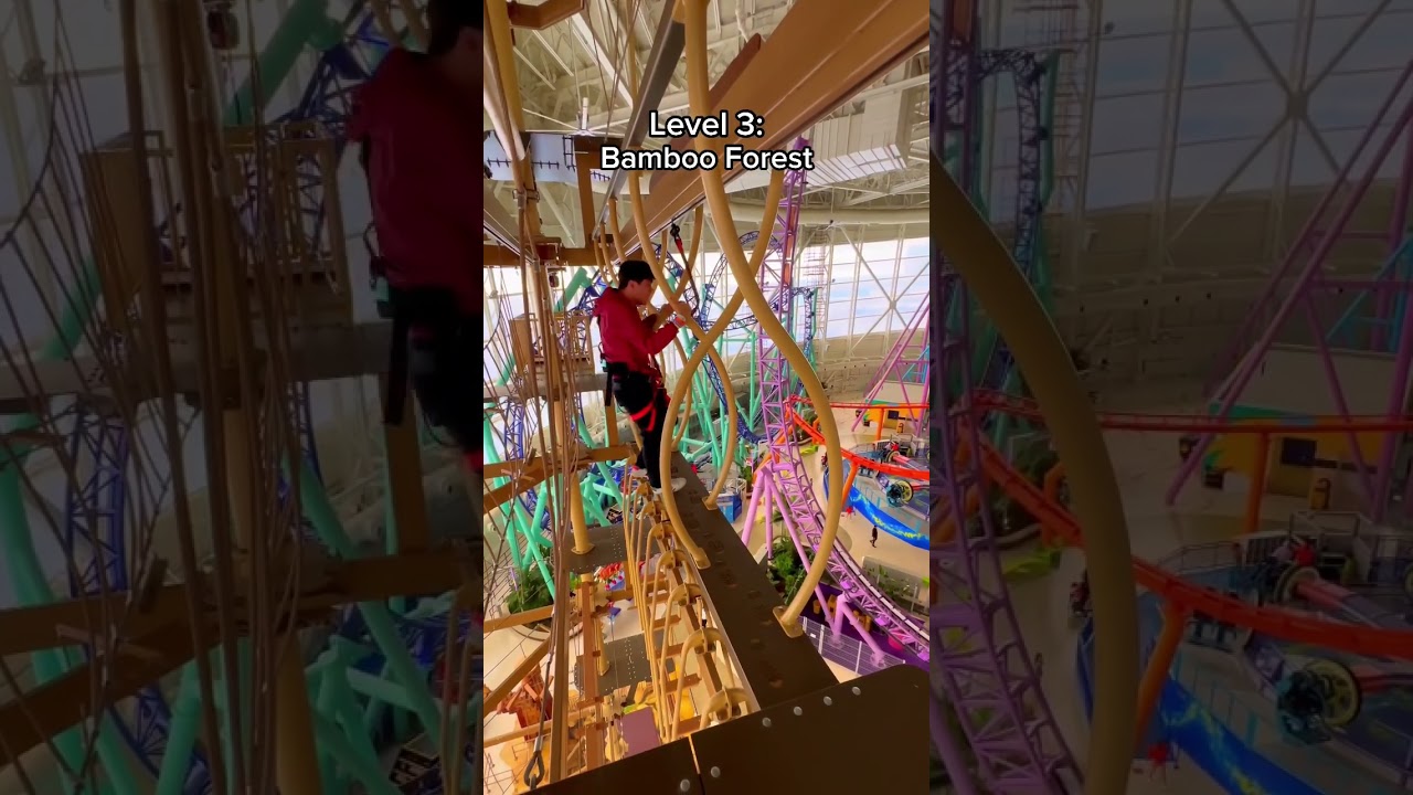 Tallest Ropes Course at American Dream Mall π