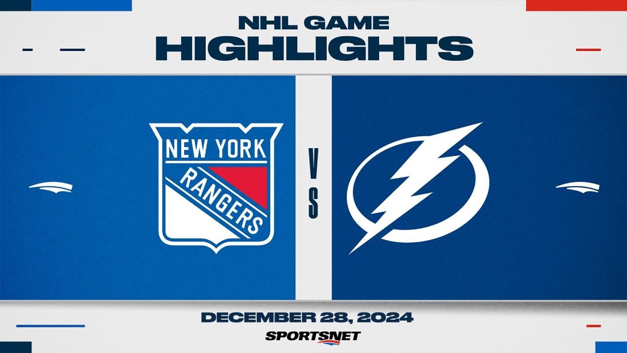 NHL Highlights: Lightning Beat Rangers 6-2 🏒