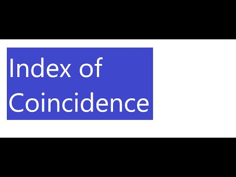 The Index of Coincidence Metric