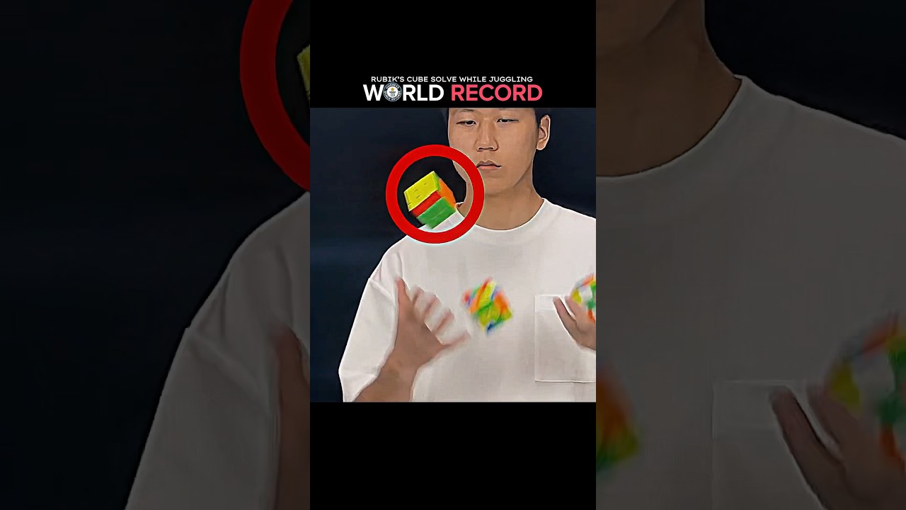 Rubik’s Cube Solve & Juggling World Record 🤹♂️
