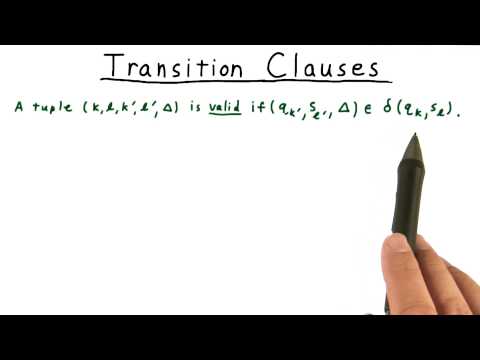 Transition Clauses Cont - Georgia Tech - Computability, Complexity, Theory: Complexity