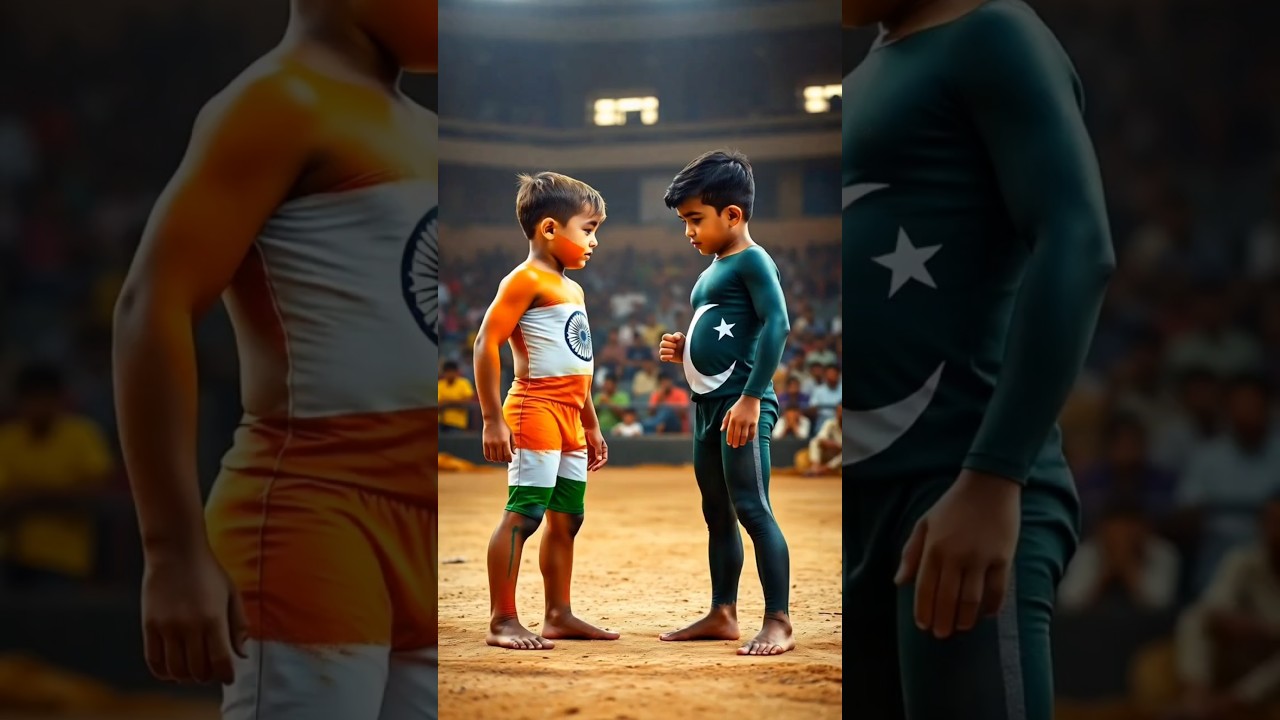 Epic Showdown: Indian Wrestlers Face Off Against Pakistani Challenger! 🇮🇳🤼‍♂️