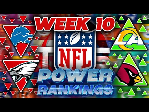 2025 NFL Power Rankings Week 10 Edition!