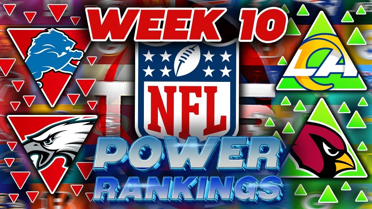 2025 NFL Power Rankings Week 10 Edition