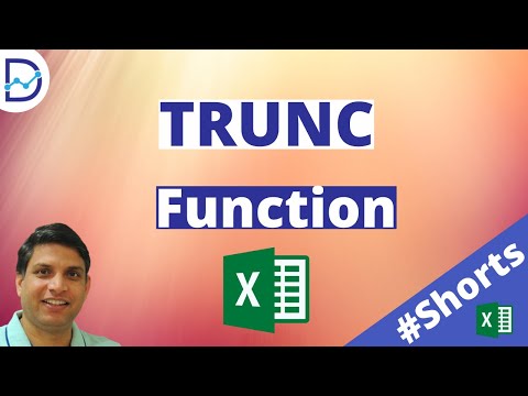 Using the TRUNC Function to Reduce Decimals Without Rounding Off