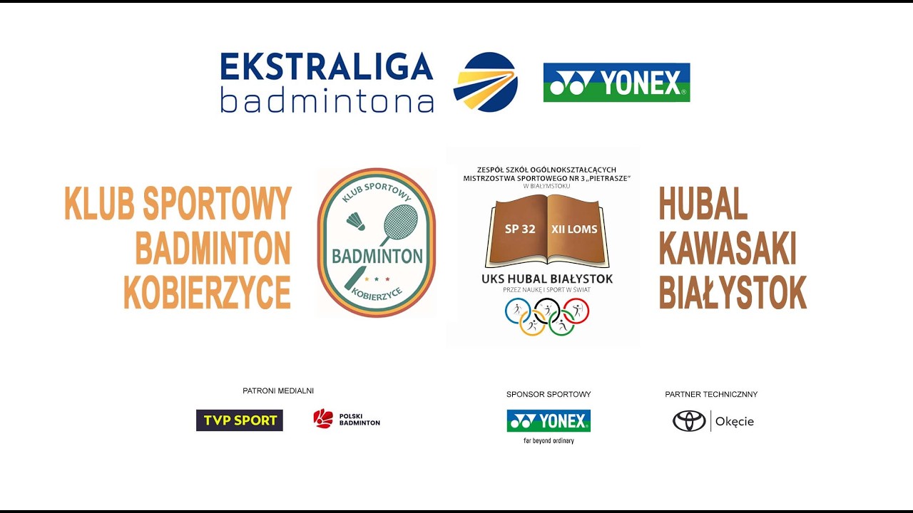 KS Badminton Kobierzyce vs Hubal Kawasaki Białystok 🏸