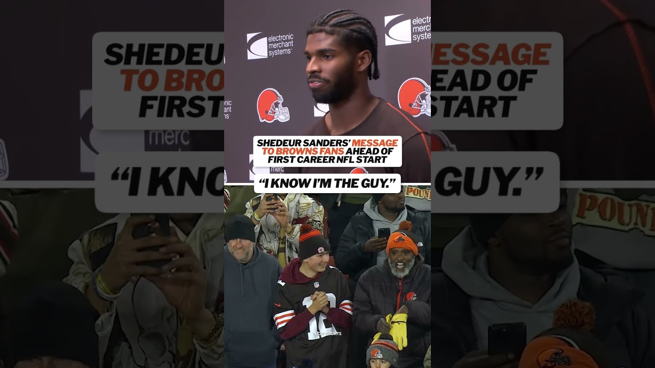 Shedeur Sanders Confident in Browns QB1 Role 🏈