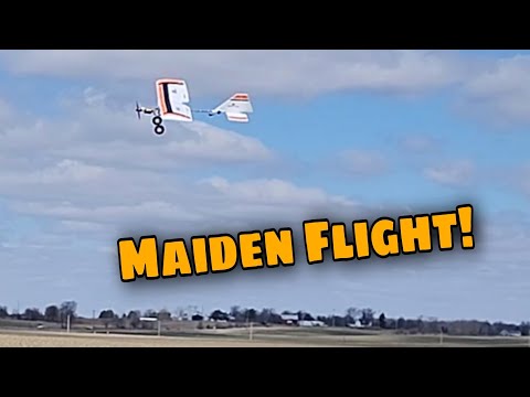 Maiden Flight Of My New E-flite Slow Ultra Stick 1.2m BNF!
