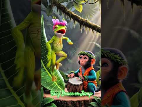 Frog Dance or Jump #cartoon #frogdance #animation #dancemoves #funny #animaldance #cute #moana